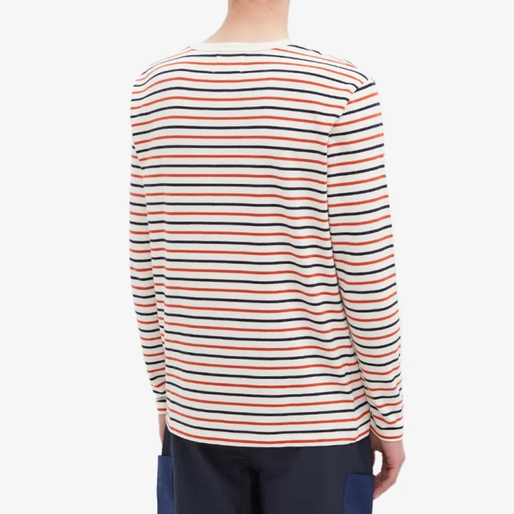 Striped Crewneck Shirt by Wood Wood - Picture 5 of 6